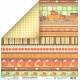 Бумага для скрапбукинга 190г/м2, 30,5x30,5см, Рецепты Mr.Painter