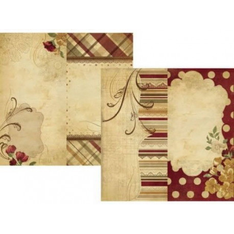 Бумага для скрапбукинга 30*30 см двусторонняя GENERATIONS PAGE ELEMENTS Simple Stories