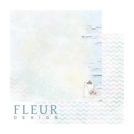 Записи, коллекция Мой день, бумага для скрапбукинга 30x30см, 190г/м Fleur Design