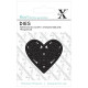 Нож для вырубки "Ажурное сердце", 5*4,5см, сталь, Docrafts