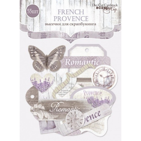 French Provence, набор высечек для скрапбукинга 55шт. Scrapmir