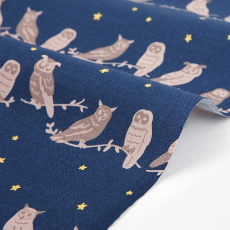 Owl family, ткань для пэчворка 45х50(±1см), 100% хлопок, плотность 165 г/м2 Dailylike
