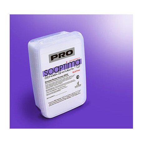 Мыльная основа PRO Soaptima Белая Быстросохнущая 1кг ББО Россия