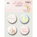 Little Bunny, набор скрап-фишек для скрапбукинга 4шт. Scrapmir