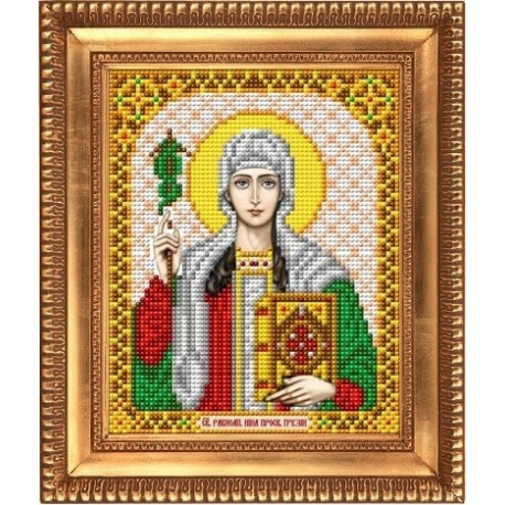 Нина, ткань с рисунком для вышивки бисером 13,5х16,5см Благовест