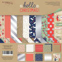 Hello Cristmas, набор двусторонней бумаги 30х30см, 190гр/м, 10листов Scrapmir