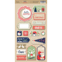 Hello Cristmas, чипборд для скрапбукинга 18шт. Scrapmir
