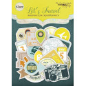 Let's Travel, набор высечек для скрапбукинга 61шт. Scrapmir