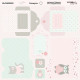 Конверты Baby Gir, лист двухсторонней бумаги 20х20см, 190гр/м Scrapmir