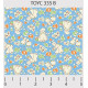 Ткань для пэчворка TOY CHEST 50х55(±1см) 100% хлопок PEPPY