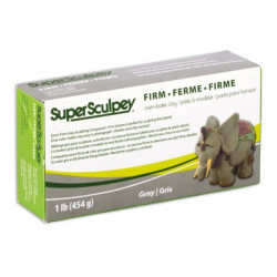 Серый, Super Sculpey полимерная глина Sculpey 454 г