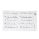 С новым годом! белый перламутровый/серебряный, шильдики 7х1,7см 10шт ЛЗ