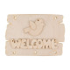 Панно Welcome, заготовка для декорирования фанера 4мм 14х20см Mr.Carving