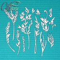 Полевые цветы 1, чипборд 12х15см CraftStory