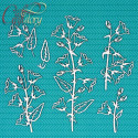 Колокольчики, чипборд 12х15см CraftStory