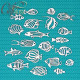 Рыбки 1, чипборд 11х11см CraftStory