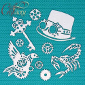 Стимпанк 1, чипборд 12х15см CraftStory