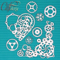 Механическое Сердце, чипборд 12х15см CraftStory