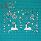 Набор с оленями 1, чипборд 11х11см CraftStory