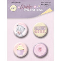 Daddy's Princess, набор скрап-фишек для скрапбукинга 4шт. Scrapmir