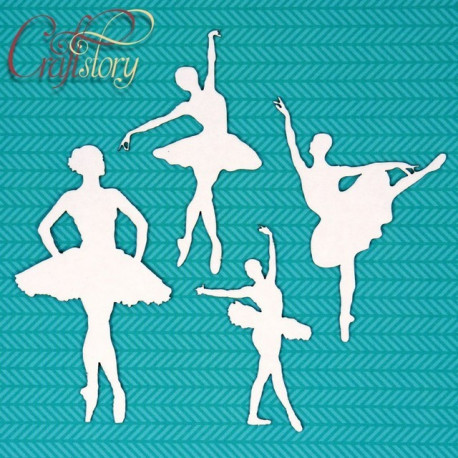 Лебединое озеро, чипборд 12х15см CraftStory