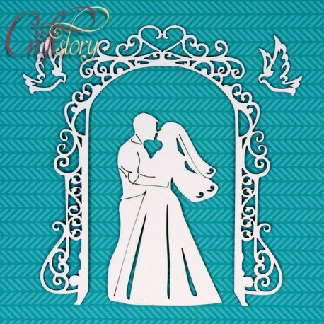 Свадьба, чипборд 12х15см CraftStory