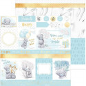 Happy day для тебя, двусторонняя бумага для скрапбукинга Me To You 30,5*30,5см 180г/м АртУзор