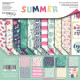 Summer, набор двусторонней бумаги 30х30см, 190гр/м, 10+1листов Scrapmir