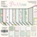 Purr Purr, набор двусторонней бумаги 30х30см, 190гр/м, 10+1листов Scrapmir