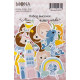 Маленькая русалочка, набор высечек для скрапбукинга 57шт. MoNa design