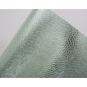 Светло-зеленый металл змея, кожа искусственная 33х69(±1см) плотность 440 г/кв.м.