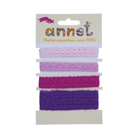 Набор кружевных лент, 5шт по 1м Annet