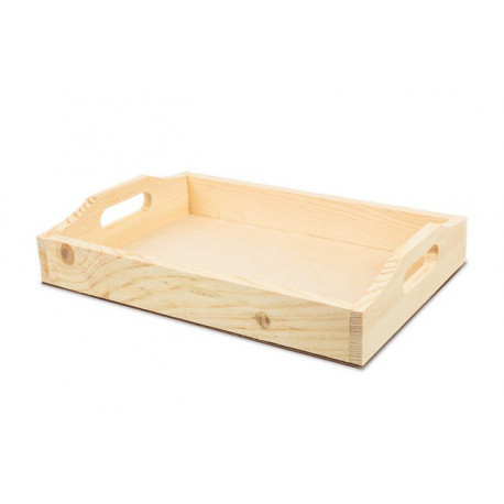 Поднос, заготовка для декорирования сосна 3мм 20х30х5,5см Mr.Carving
