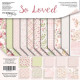So Loved, набор двусторонней бумаги 30х30см, 190гр/м, 11листов Scrapmir