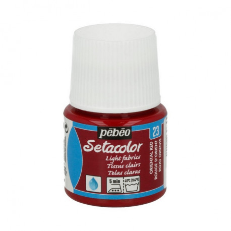 Восточный красный, краска для светлых тканей Setacolor 45мл PEBEO краска по ткани +t!