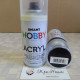 Черный краска акриловая в аэрозоли 150мл Ghiant Hobby +t!