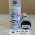 Черный краска акриловая в аэрозоли 150мл Ghiant Hobby +t!