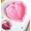 Сердце грани, молд силиконовый 7x6,5x2,5см SL