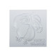 Гранат, плитка для декорирования грунтованная 10х10х0,5см мдф Love2Art