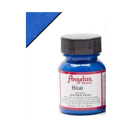 Blue(Синий) краска для кожи акриловая 29,5мл Angelus