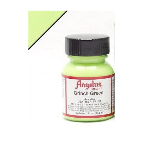 Grinch Green(Зеленый Гринч) краска для кожи акриловая 29,5мл Angelus