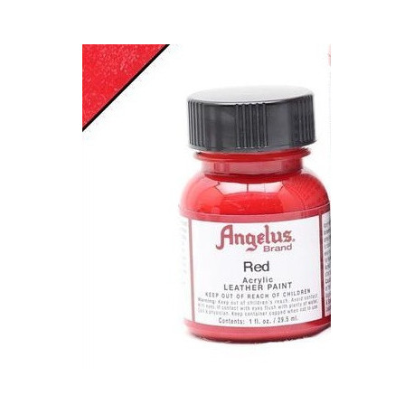 Red(Красный) краска для кожи акриловая 29,5мл Angelus