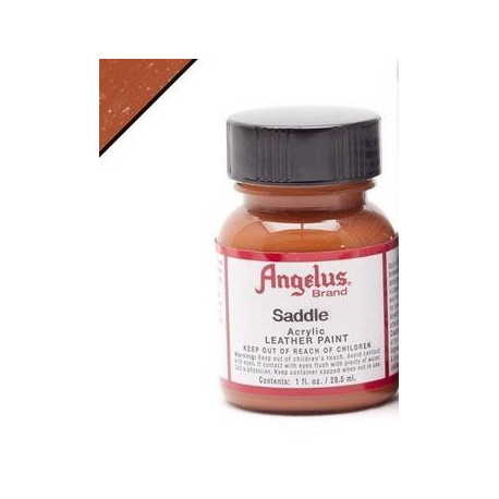 Saddle(Коричневое Седло) краска для кожи акриловая 29,5мл Angelus