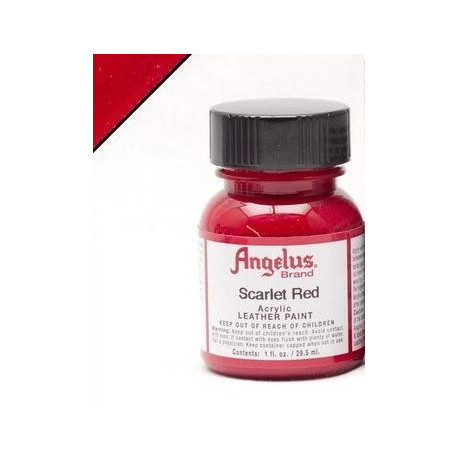 Scarlet Red(Алый) краска для кожи акриловая 29,5мл Angelus