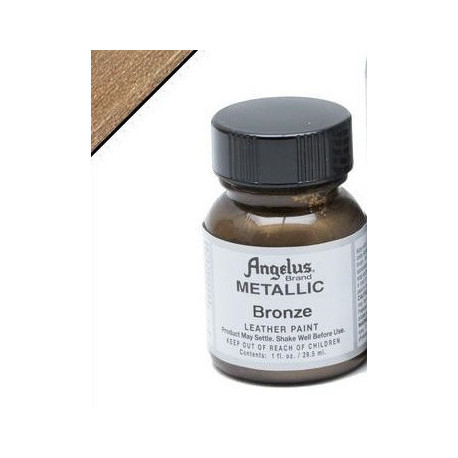 Bronze Metallic(Бронза Металлик) краска для кожи акриловая 29,5мл Angelus