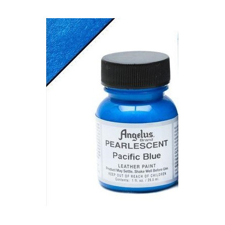 Pacific Blue Metallic(Тихоокеанский Синий Металлик) краска для кожи акриловая 29,5мл Angelus