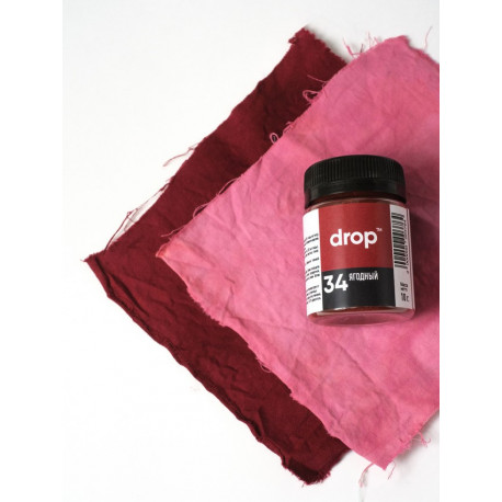 Ягодный, краситель для ткани Drop №34 10гр