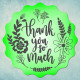 Thank you so much S 5х5х0,5см, молд силиконовый универсальный АП