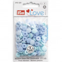 Синие, кнопки PL Color Snaps пластик d9мм 36шт PRYM