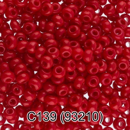 93210, бордовый бисер круглый №10 d2,3мм 5гр PRECIOSA